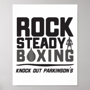 Rock Steady Boxing Knock uit Parkinson Poster