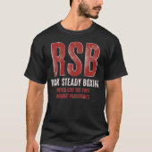 Rock Steady Boxing RSB Strijd Parkinson's T-shirt (Voorkant)