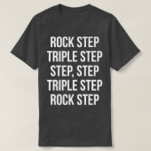 Rock Step Swing Dance T-shirt (Design voorkant)