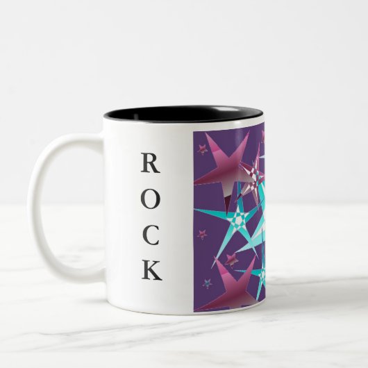 Rock Ster Tweekleurige Koffiemok (Links)