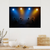 Rock sterren poster (Keuken)