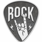 Rock, Stijl, Koel, sticker (Voorkant)