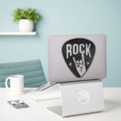 Rock, Stijl, Koel, sticker (Laptop op bureau)