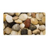 Rock Stone Background — Gepersonaliseerd Sjabloon Etiket (Voorkant)
