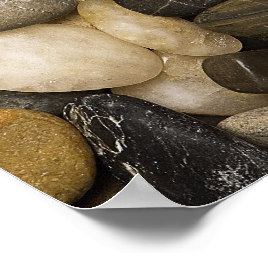 Rock Stone Background — Gepersonaliseerd Sjabloon Poster (Hoek)
