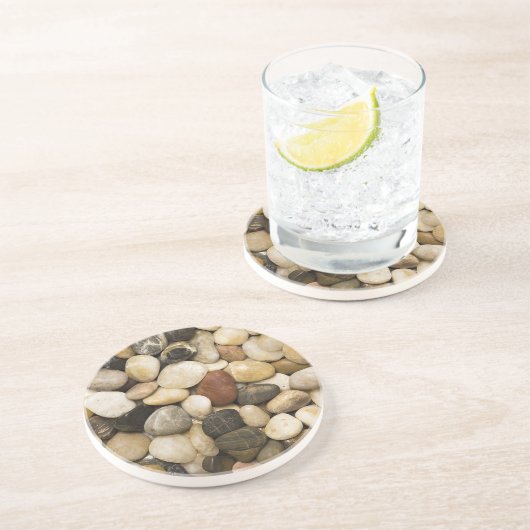 Rock Stone Background — Gepersonaliseerd Sjabloon Zandsteen Onderzetter (Zijkant)