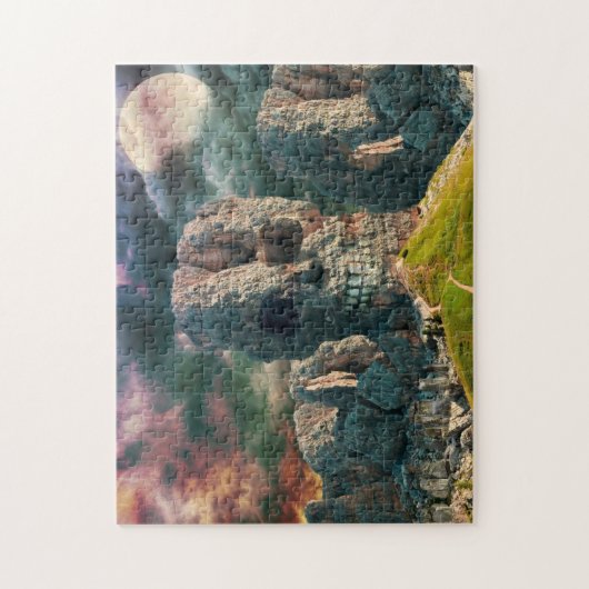 Rock Stone - Skull - Legpuzzel (Verticaal)