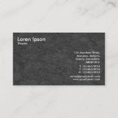 Rock Strata 02 Visitekaartje (Achterkant)