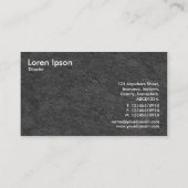 Rock Strata - Linen Visitekaartje (Achterkant)