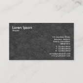 Rock Strata - Platinum Visitekaartje (Achterkant)