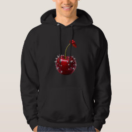 Rock style cherry hoodie