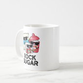 Rock Sugar Funny Food Pun Koffiemok (Voorkant links)
