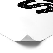 Rock Sugar Funny Food Pun Poster (Hoek)