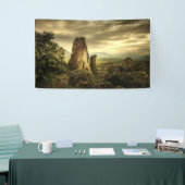Rock Sunset in Griekenland Spandoek (Beurs)