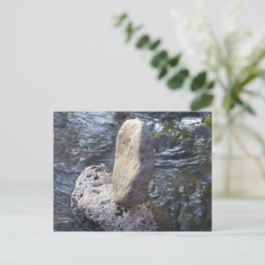 Rock Swirl Briefkaart (Staand voorkant)