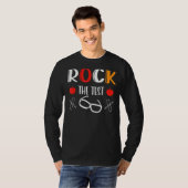 Rock Test Teacher Test Day Testing Day T-shirt (Voorkant volledig)