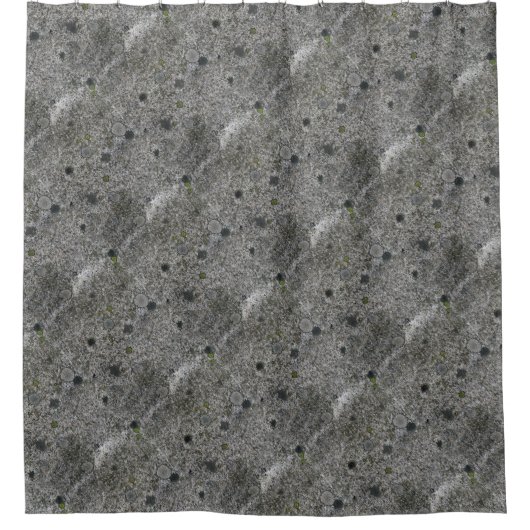 Rock Texture Gray Granite Douchegordijn (Voorkant)