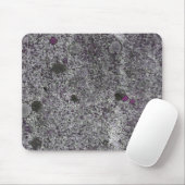 Rock Texture Grey Granite met roze details Muismat (Met muis)