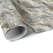 Rock Texture Print Wrapping Paper Roll Cadeaupapier (Rol Hoek)