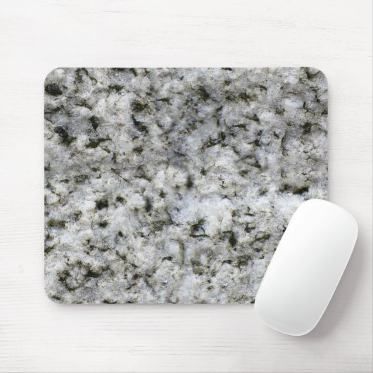 Rock Texture White Granite Muismat (Met muis)