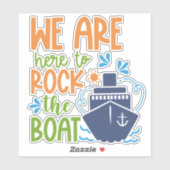 Rock the Boat Cruise Sticker (Vel)