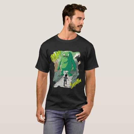 Rock the coolest slime and get ready to turn heads t-shirt (Voorkant volledig)