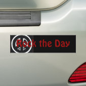 Rock the Day 2008 Bumpersticker (Op auto)