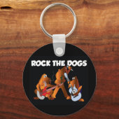 Rock The Dogs Sleutelhanger (Voorkant)