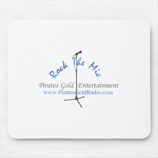 Rock The Mic Mousepad Muismat (Voorkant)