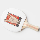 Rock The Party Tafeltennisbatje (Zijkant)