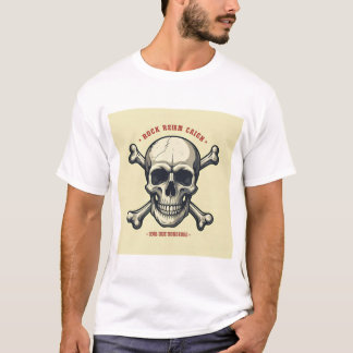 Rock the Rebellion beroemd gemaakt door Bold Skull T-shirt