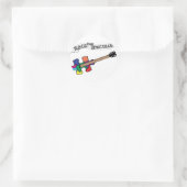 Rock the Spectrum logo Ronde Sticker (Tas)