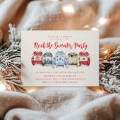 Rock The Sweater Holiday Party Uitnodiging