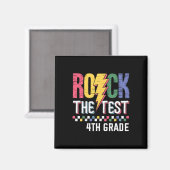 Rock The Test 4e leerjaar testdag docent student Magneet (Voorkant / Achterkant)