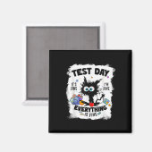 Rock the Test Day Kat zijn prima Magneet (Voorkant / Achterkant)