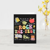 Rock The Test Day Star State Test Docent Moti Kaart (Gele Bloem)