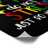 Rock The Test Teacher Test Day Testing Day Funny Poster (Hoek)