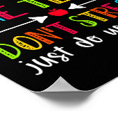 Rock The Test Teacher Test Day Testing Day Funny Poster (Hoek)