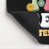 Rock The Test Testing Day Groovy Motivational Teac Muismat (Hoek)