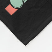 Rock The Test Testing Day Retro Motivational Teach Fleece Deken (Hoek)