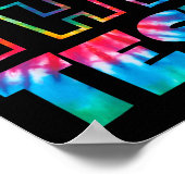 Rock The Test Testing Day Retro Motivational Teach Poster (Hoek)