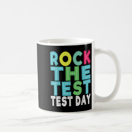 Rock The Test Testing Day Staar Motivational Teach Koffiemok (Rechts)