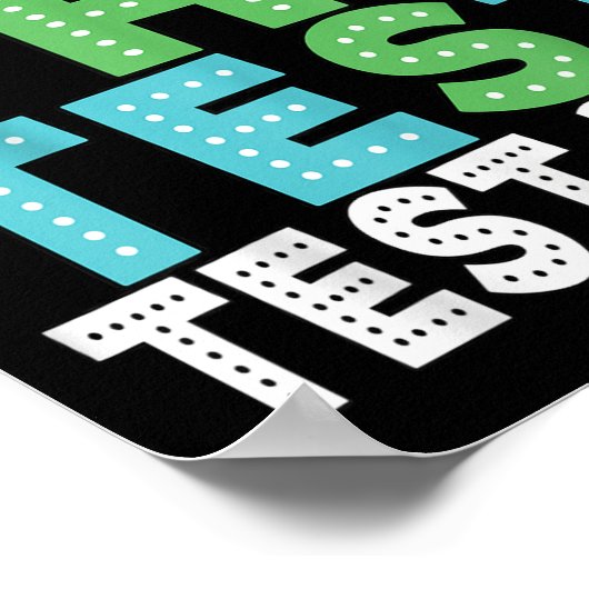 Rock The Test Testing Day Staar Motivational Teach Poster (Hoek)