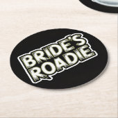 Rock Thema Bruid's Wedding Party Onderzetter (Gebogen)