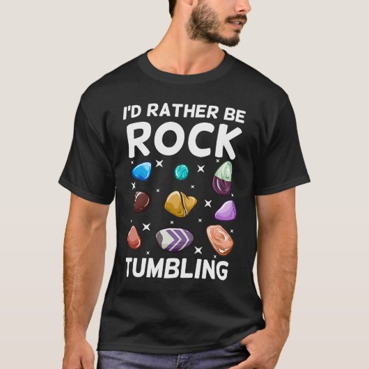 Rock Tumbling Stone Poland Kit Beginner Machine 1 T-shirt (Voorkant)