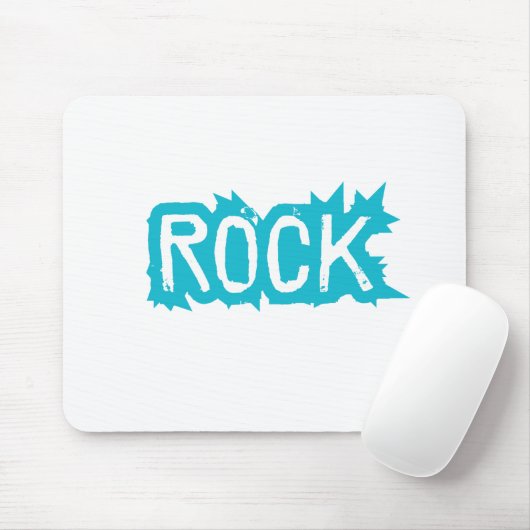 Rock Typografie Muismat (Met muis)