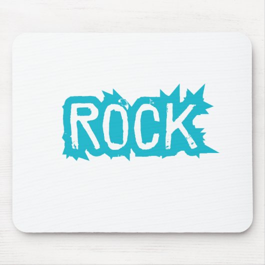 Rock Typografie Muismat (Voorkant)