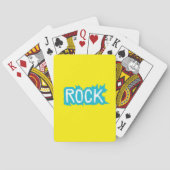 Rock Typografie Pokerkaarten (Achterkant)