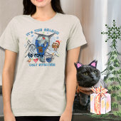 Rock Ugly Sweater Funny Cat & Mouse wit Tri-Blend Shirt