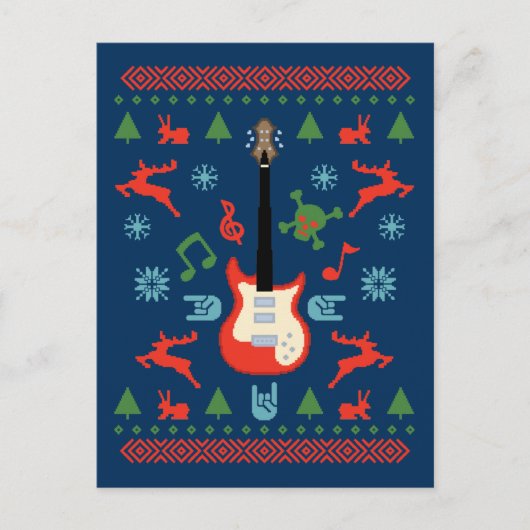 Rock Ugly Sweater T - shirts Briefkaart (Voorkant)